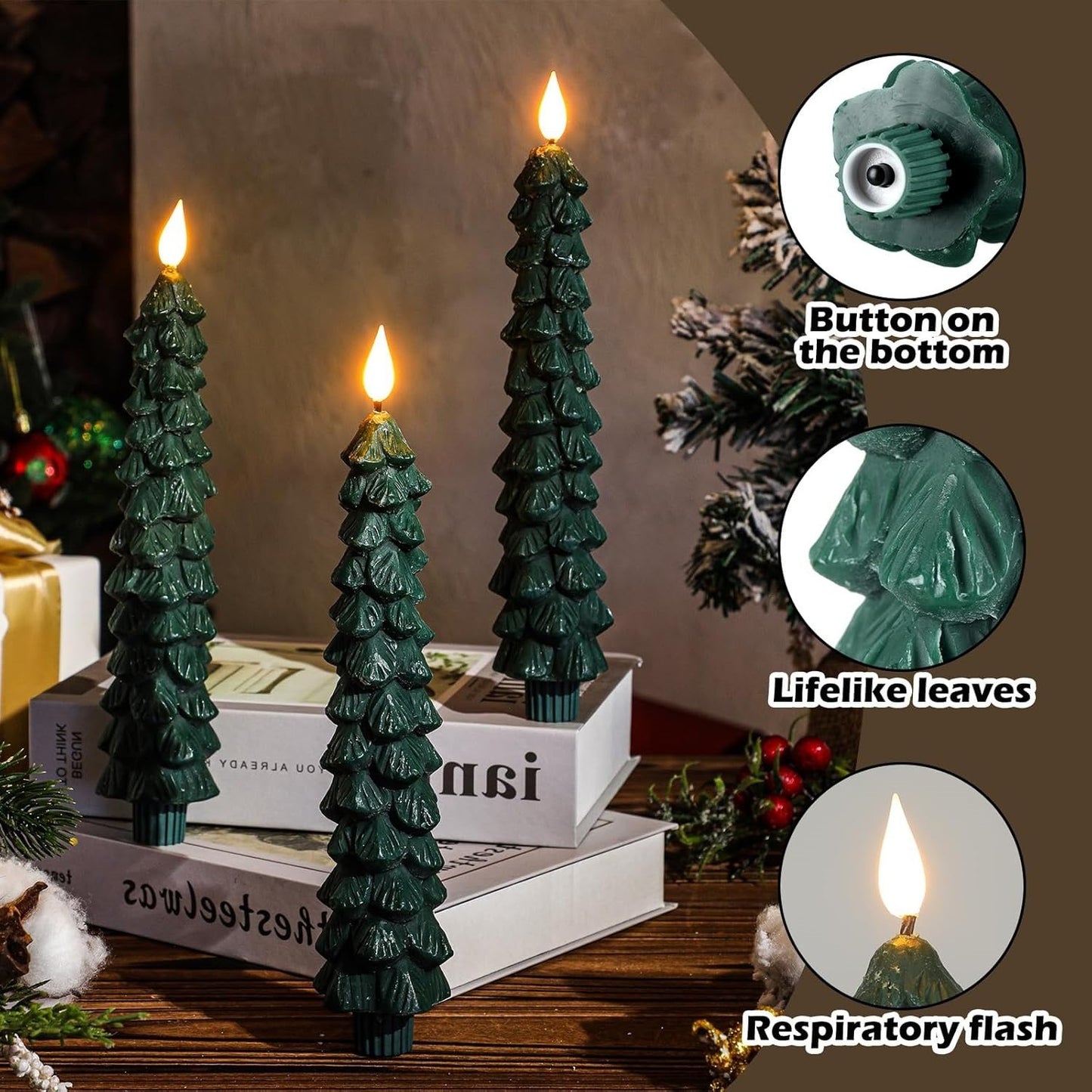 🎁Chirstmas Tree LED Candles