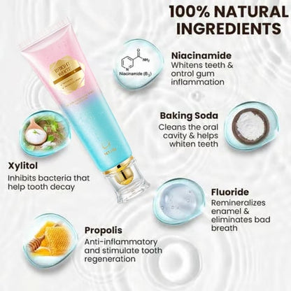 ✨ Achieve a Radiant Smile - 49% OFF - 🦷 Niacinamide Whitening Toothpaste - For Healthier, Whiter Teeth!
