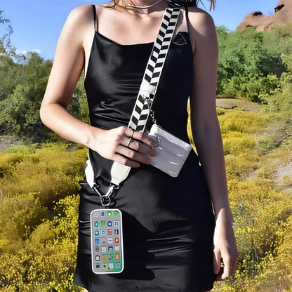 ❣️HOT SALE📱Phone Strap with Zippered Pouch