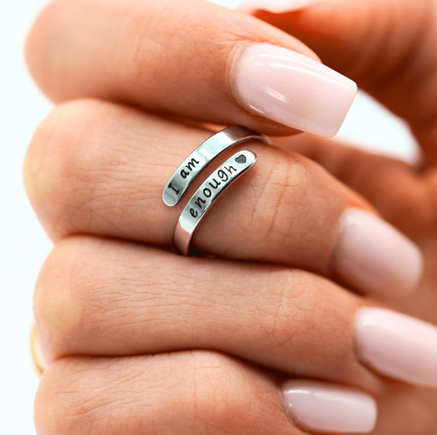 I Am Enough Empowerment Ring
