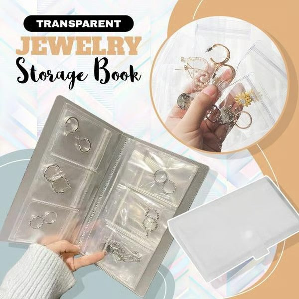 ✨👑Transparent Jewellery Storage Book Set