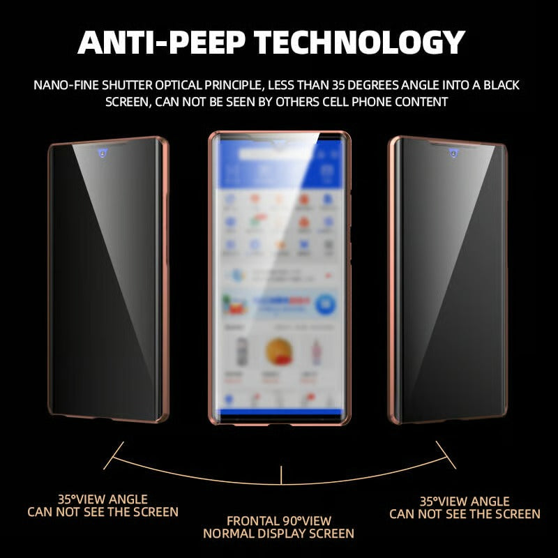 🔥🔥 Magnetic Tempered Glass Double-sided Phone Case For Samsung