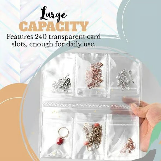 ✨👑Transparent Jewellery Storage Book Set