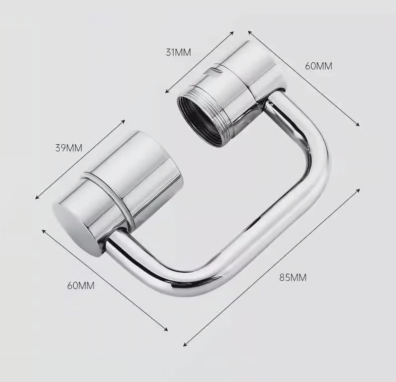 🚰 Upgrade Your Washing Routine - ✨ 1440° Rotatable Faucet Aerator Extension - For Effortless, All-Angle Control!