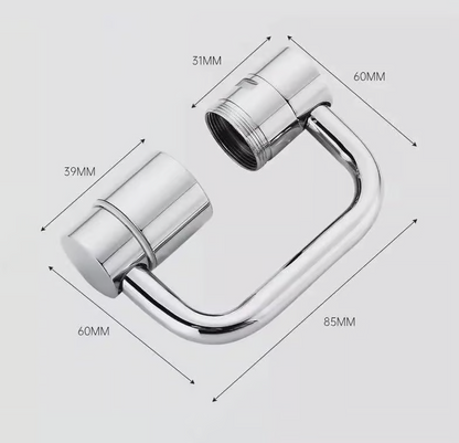 🚰 Upgrade Your Washing Routine - ✨ 1440° Rotatable Faucet Aerator Extension - For Effortless, All-Angle Control!