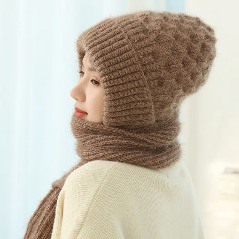 🎄Winter Versatile Knitted Hooded Scarf for Women