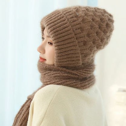 🎄Winter Versatile Knitted Hooded Scarf for Women