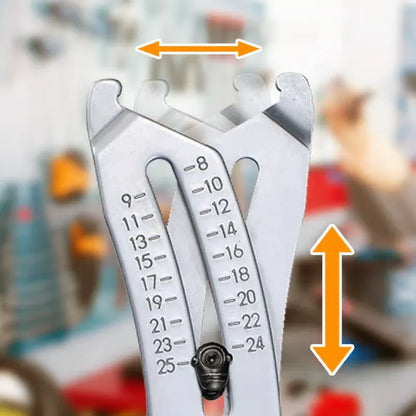 ✨HOT SALE 49% OFF✨Portable Precise Thread Size Checker Keychain