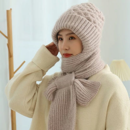 🎄Winter Versatile Knitted Hooded Scarf for Women
