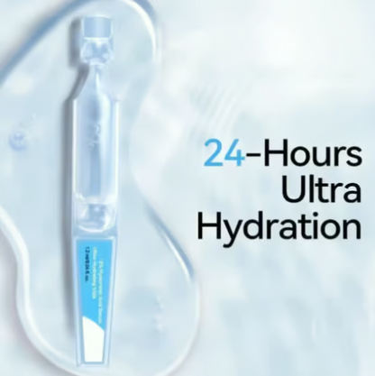 🏆Flash Sale⚡ 50K+ SOLD! Almost Gone-💥Ultra-Hydrating Serum -Vegan | 3% Hyaluronic Acid Glass Skin Single-Use Vials Skincare Comfort，，Best gifts