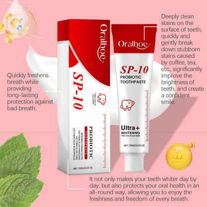 🔥 Super Probiotic Toothpaste Spring Mint Burst – Strengthens Enamel, Brightens Smile & Delivers Long-Lasting Freshness