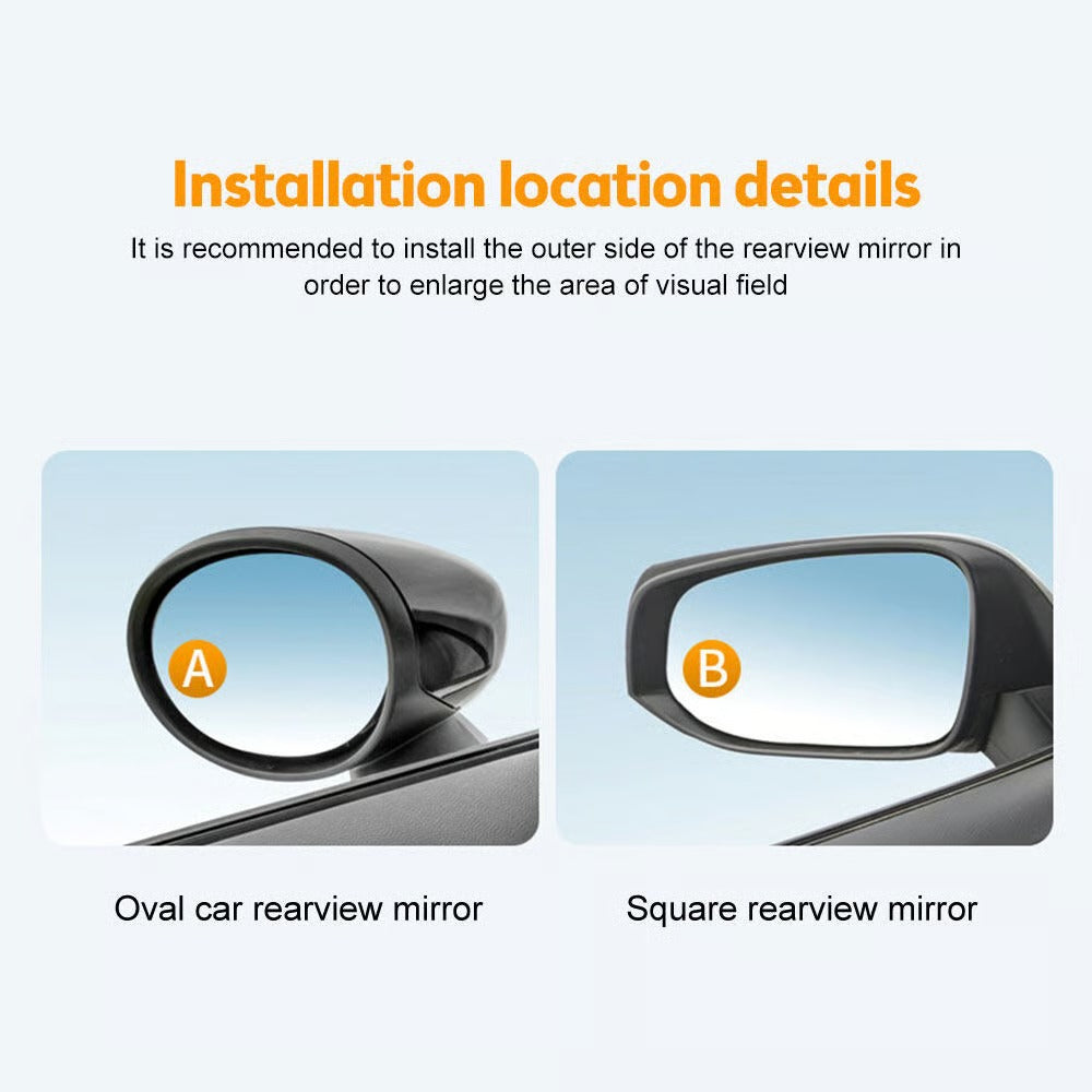 🚗Suction Cup Car Convex Blind Spot Mirror🔍