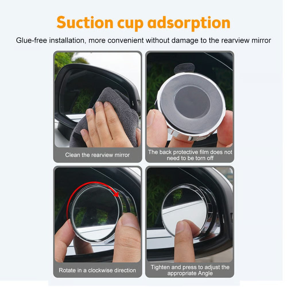 🚗Suction Cup Car Convex Blind Spot Mirror🔍