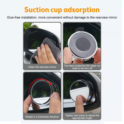 🚗Suction Cup Car Convex Blind Spot Mirror🔍