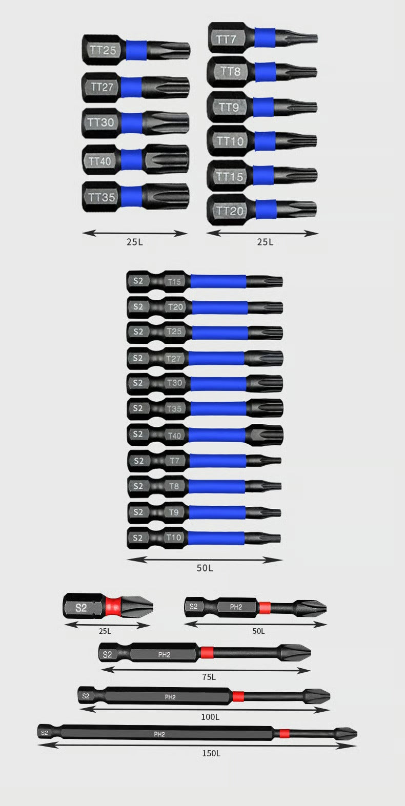 🔥46-Piece Magnetic Impact Nut Driver Set