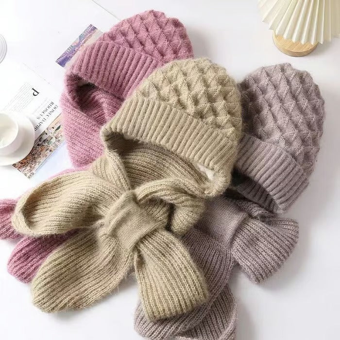 🎄Winter Versatile Knitted Hooded Scarf for Women