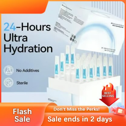 🏆Flash Sale⚡ 50K+ SOLD! Almost Gone-💥Ultra-Hydrating Serum -Vegan | 3% Hyaluronic Acid Glass Skin Single-Use Vials Skincare Comfort，，Best gifts