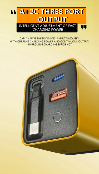 🎁Last Day Promotion 49% OFF✨- 3 in 1 Charger Retractable 80W MAX Fast