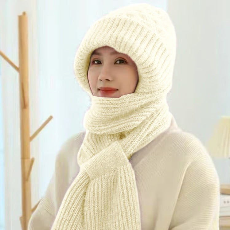 🎄Winter Versatile Knitted Hooded Scarf for Women