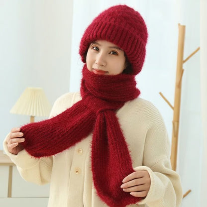 🎄Winter Versatile Knitted Hooded Scarf for Women